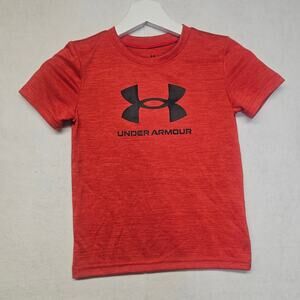 NWT Boys Red Under Armour Performance Short Sleeve T-shirt